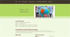 Desktop Screenshot of peacelovemontessori.weebly.com