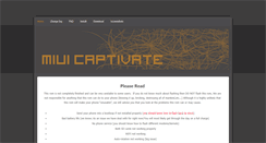 Desktop Screenshot of miuicaptivate.weebly.com