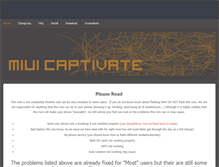 Tablet Screenshot of miuicaptivate.weebly.com