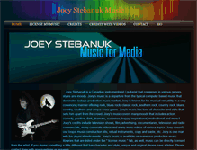 Tablet Screenshot of joeystebanukmusic.weebly.com