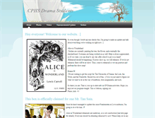 Tablet Screenshot of cpdrama.weebly.com