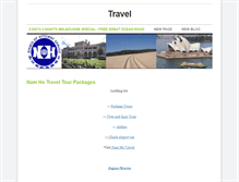 Tablet Screenshot of namhotravel.weebly.com