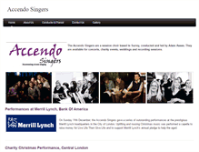 Tablet Screenshot of accendosingers.weebly.com