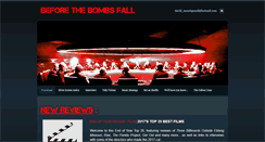 Desktop Screenshot of beforethebombsfall.weebly.com