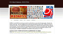 Desktop Screenshot of ncaaseedpool.weebly.com