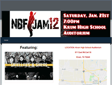 Tablet Screenshot of nbfjam.weebly.com