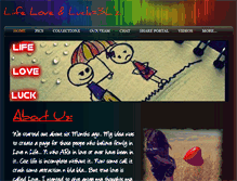 Tablet Screenshot of love-life-luck.weebly.com