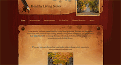 Desktop Screenshot of healthylivingnews.weebly.com