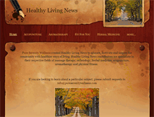 Tablet Screenshot of healthylivingnews.weebly.com