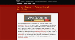 Desktop Screenshot of laceybruner.weebly.com