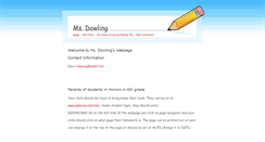 Desktop Screenshot of msdowling.weebly.com