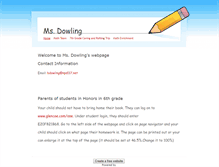 Tablet Screenshot of msdowling.weebly.com