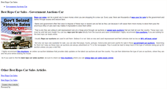 Desktop Screenshot of best-repo-car-sales.weebly.com