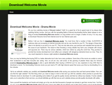 Tablet Screenshot of downloadwelcomemovie.weebly.com
