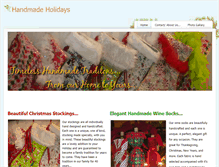 Tablet Screenshot of handmadeholiday.weebly.com