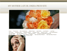 Tablet Screenshot of mylatemother.weebly.com