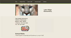 Desktop Screenshot of lakeridgecougars.weebly.com