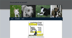 Desktop Screenshot of ignorancekilledthepitbulls.weebly.com