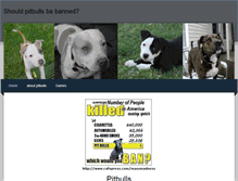 Tablet Screenshot of ignorancekilledthepitbulls.weebly.com