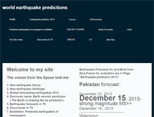 Tablet Screenshot of earthquakepredictor.weebly.com