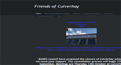 Desktop Screenshot of friendsofculverhay.weebly.com