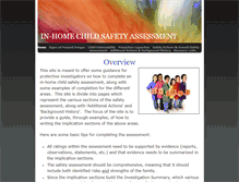 Tablet Screenshot of childsafetyassessment.weebly.com