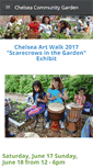 Mobile Screenshot of chelseacommunitygarden.weebly.com