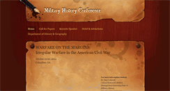 Desktop Screenshot of csumilitaryhistoryconference.weebly.com