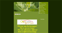 Desktop Screenshot of kabarangay.weebly.com