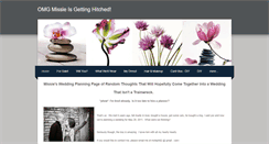 Desktop Screenshot of missgettingmarried.weebly.com