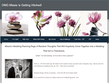 Tablet Screenshot of missgettingmarried.weebly.com