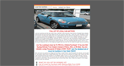 Desktop Screenshot of localcarauctions.weebly.com