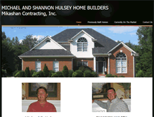 Tablet Screenshot of mikashancontracting.weebly.com