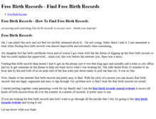 Tablet Screenshot of freebirthrecords.weebly.com