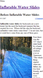 Mobile Screenshot of inflatablewaterslides.weebly.com