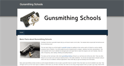 Desktop Screenshot of gunsmithingschools.weebly.com