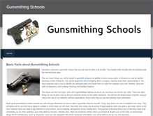 Tablet Screenshot of gunsmithingschools.weebly.com