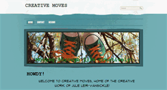 Desktop Screenshot of creativemoves.weebly.com