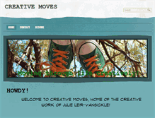 Tablet Screenshot of creativemoves.weebly.com