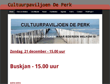 Tablet Screenshot of cultuurpaviljoendeperk.weebly.com