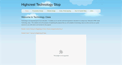 Desktop Screenshot of hmstechnologystop.weebly.com