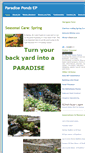 Mobile Screenshot of paradiseponds.weebly.com