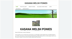 Desktop Screenshot of kasanawelshponies.weebly.com