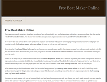 Tablet Screenshot of freebeatmakeronline.weebly.com