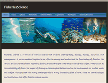 Tablet Screenshot of fisheriesscience.weebly.com