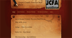 Desktop Screenshot of jaspercountypreviewbeefshow.weebly.com