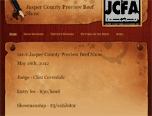 Tablet Screenshot of jaspercountypreviewbeefshow.weebly.com