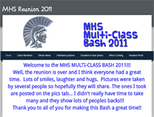 Tablet Screenshot of mhsreunion2011.weebly.com