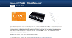 Desktop Screenshot of freegamingneeds.weebly.com