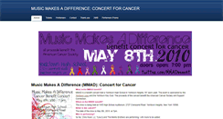 Desktop Screenshot of musicmakesadifference.weebly.com